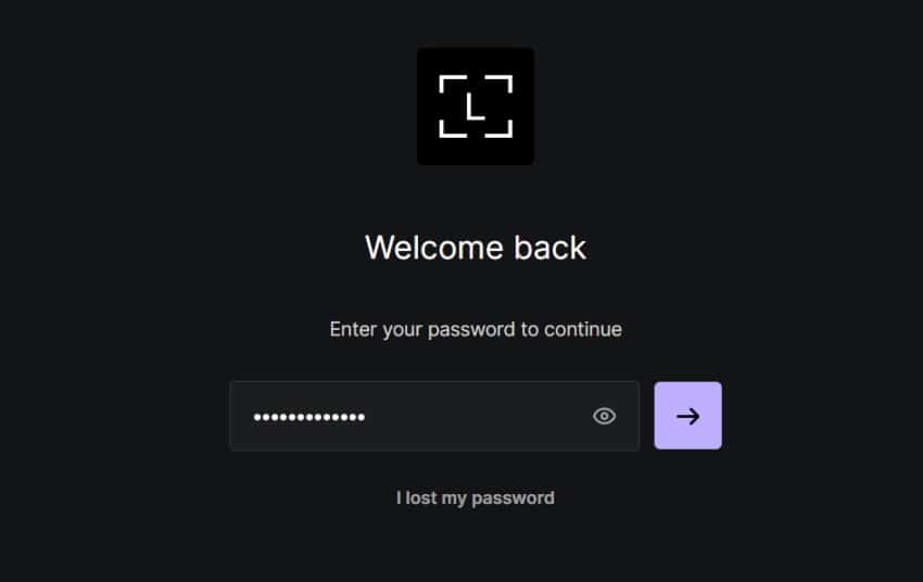 Ledger Live Password Lock is closest go logging out of the application