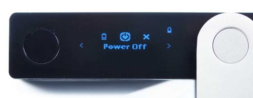 Ledger Nano X Power Off