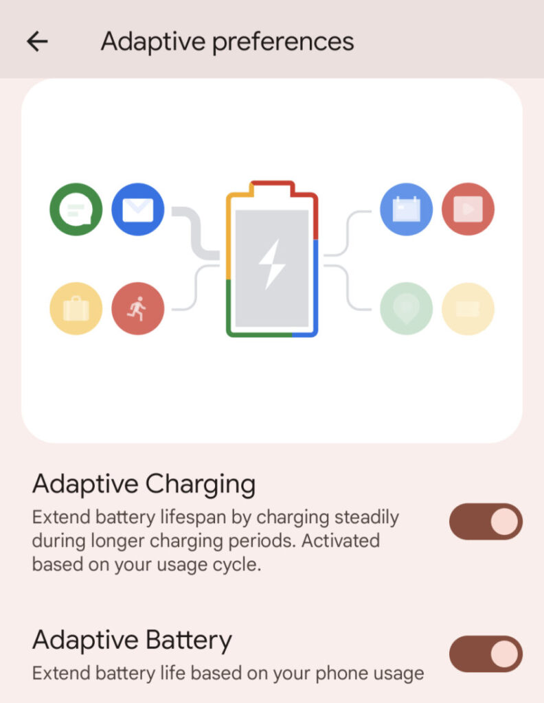 Pixel 7 adaptive charging can help prolong the battery life when you regularly charge your phone overnight